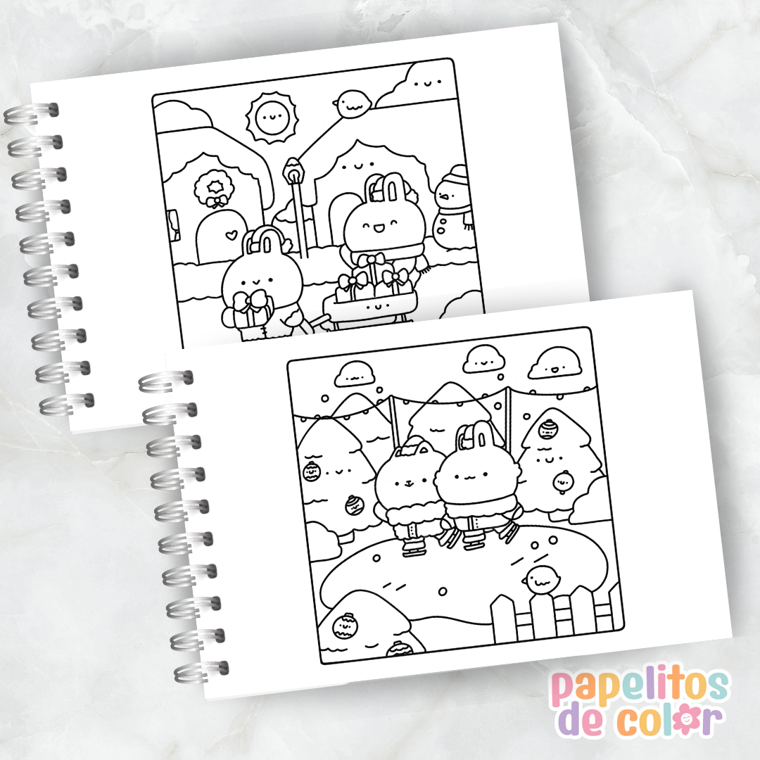 🎄🎨 Libro para Pintar Merry ✨