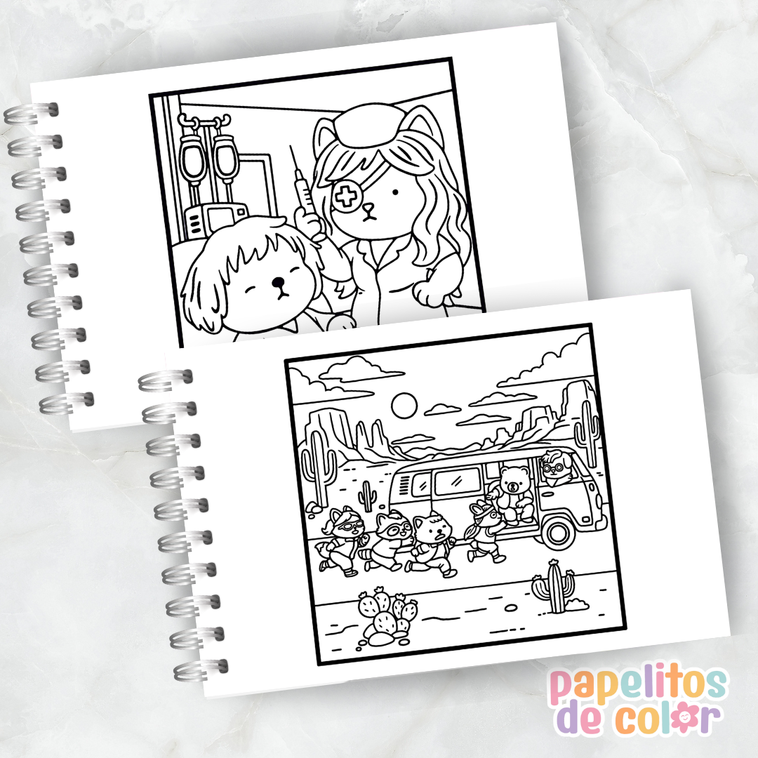 🎬🍿 Libro para Pintar Cozy Blockbusters 2 ✨🎨