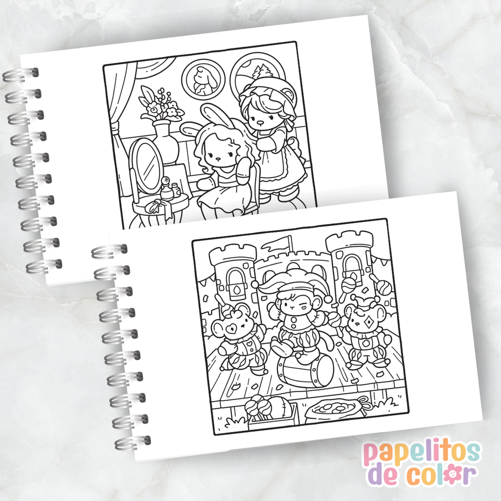 🤎🎨Libro para pintar Cozy Eras Vol. 2 🕰️🕯️