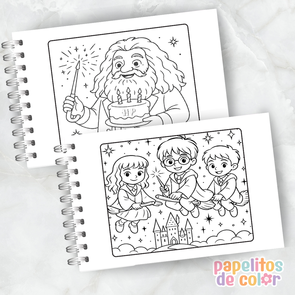 ⚡✨ Libro para pintar Harry Potter Vol. 2 ✨⚡