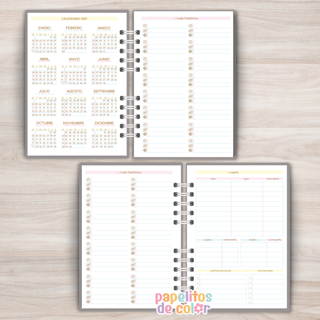 ✨ Agenda Comforta - Diaria 2027 💛