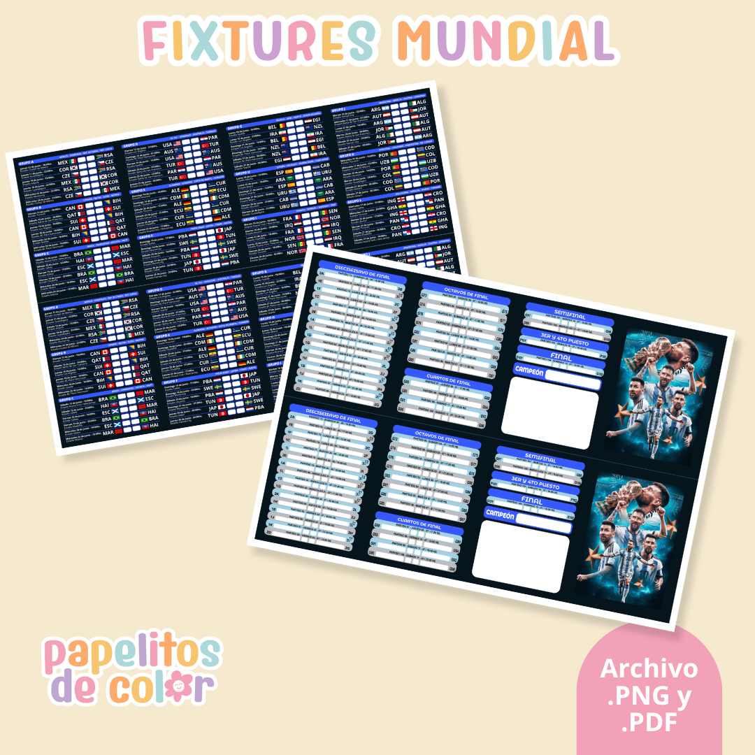⚽🐐Calendario Mundial 2026 Messi – Edición Exclusiva 🐐⚽