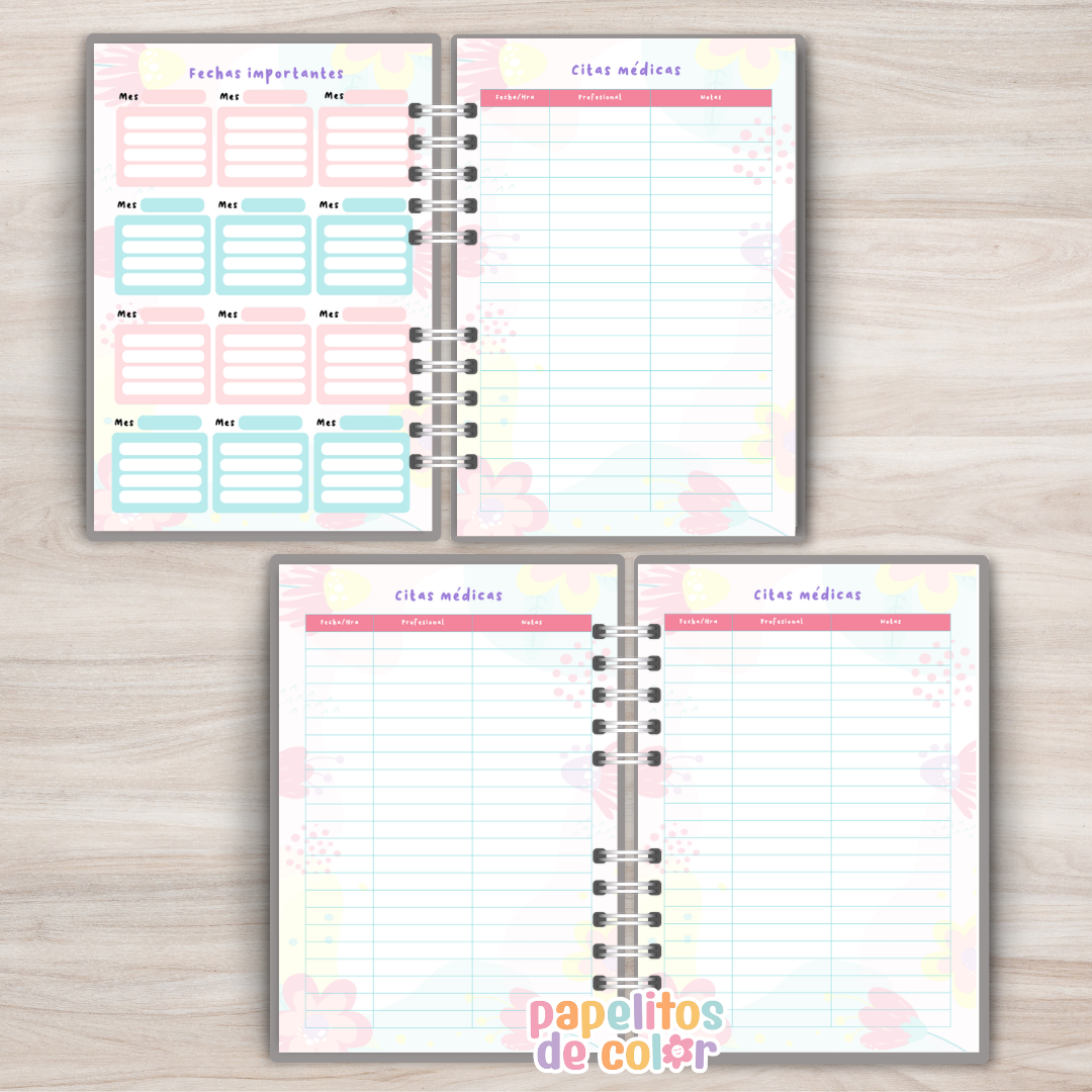 ✨Agenda Planner Floral 2027 🌸