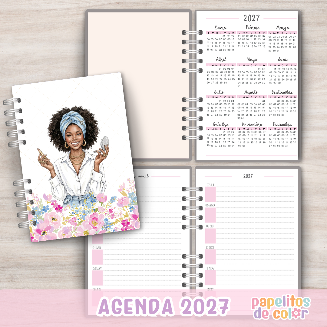 📖🌸 Agenda Armonía - Semanal 2027 ✨🗓️