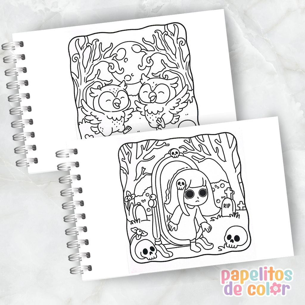 👻🖍️ Libro para Pintar Spooky Boo✨