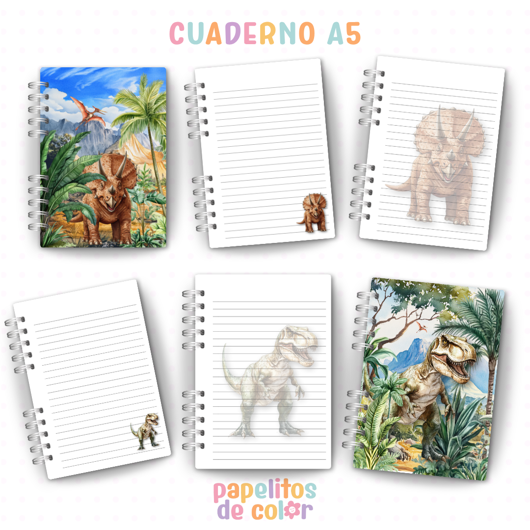 🦖📓 Cuadernos y Anotadores Dinos 📓🦖