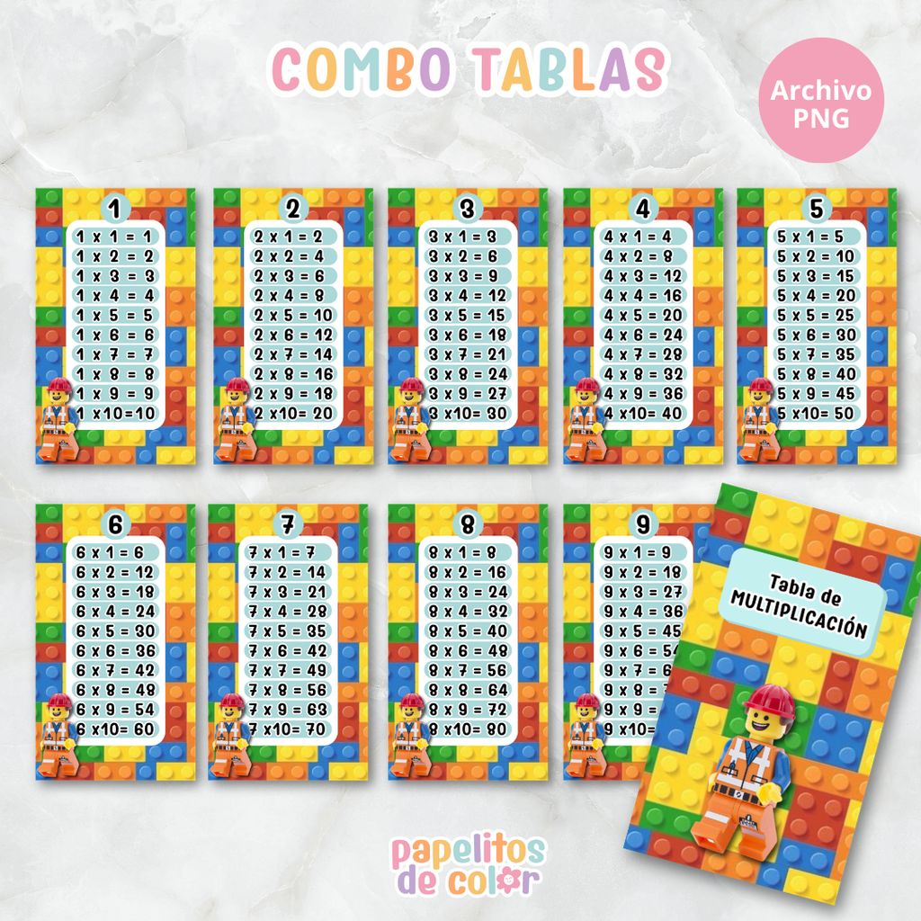 📚✨ Tablas para Multiplicar – Vol. 2 ✨📚