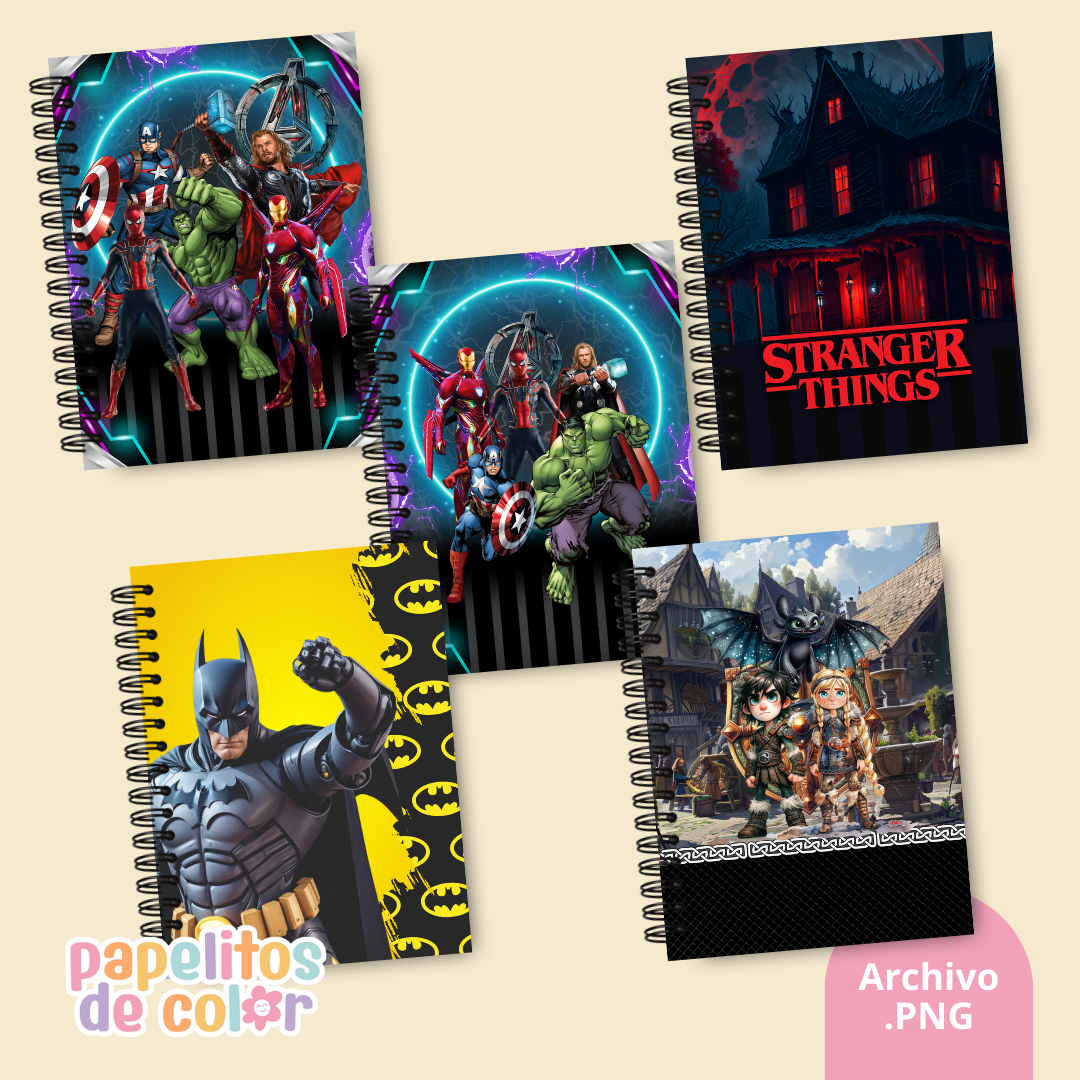 📚✨ Combo Portadas Personajes – Vol. 7 🎨💖