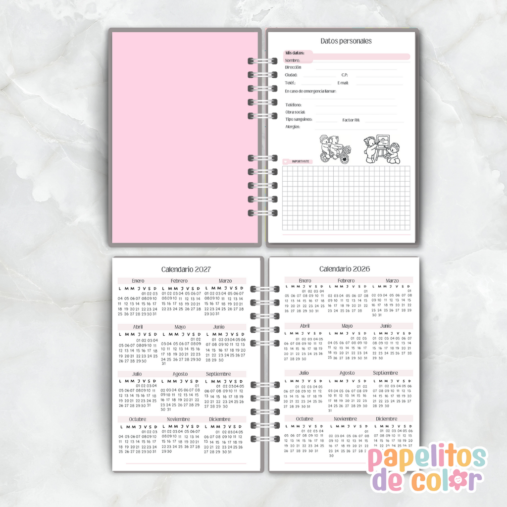 🐻Agenda Bobbie Goods 2 – 2026✨