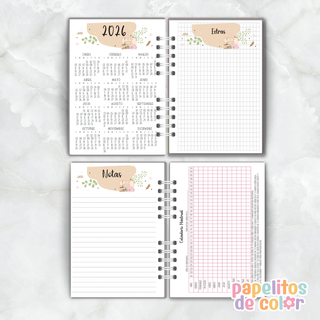 🧵Planner Perpetuo Costura ✂️✨