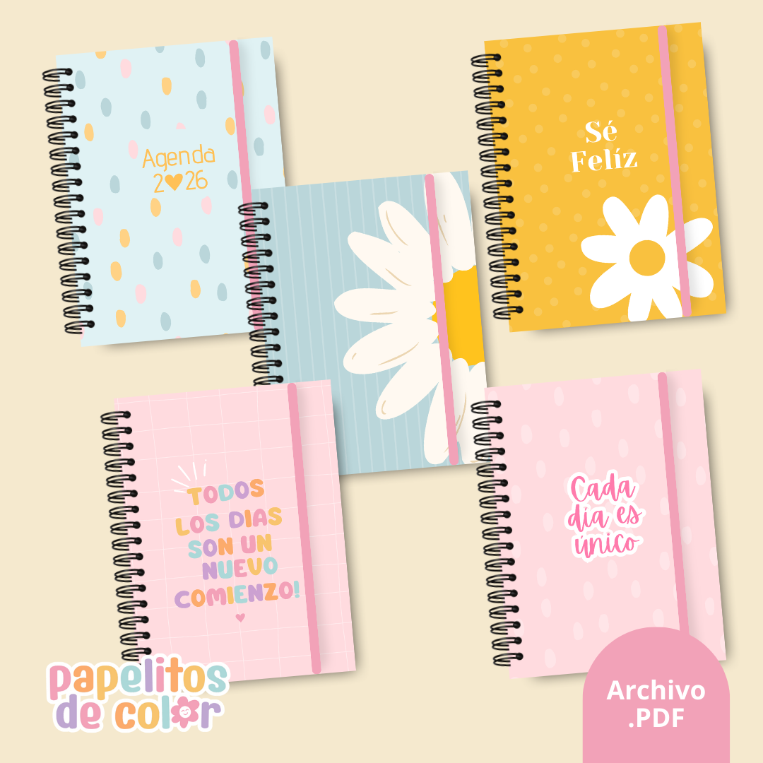 Pack 25 Portadas Agendas - Kit 2