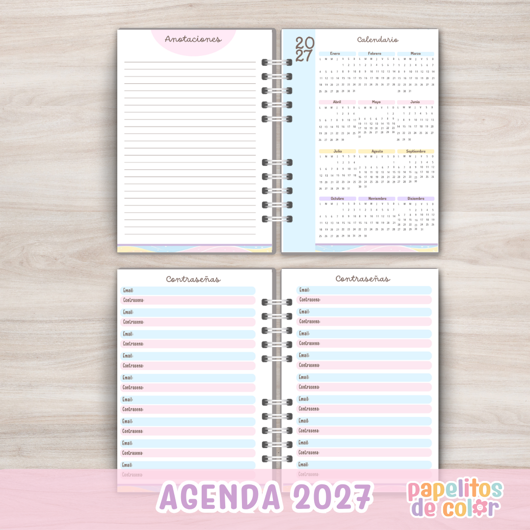 📅 Agenda Fuerte - Semanal 2027✨