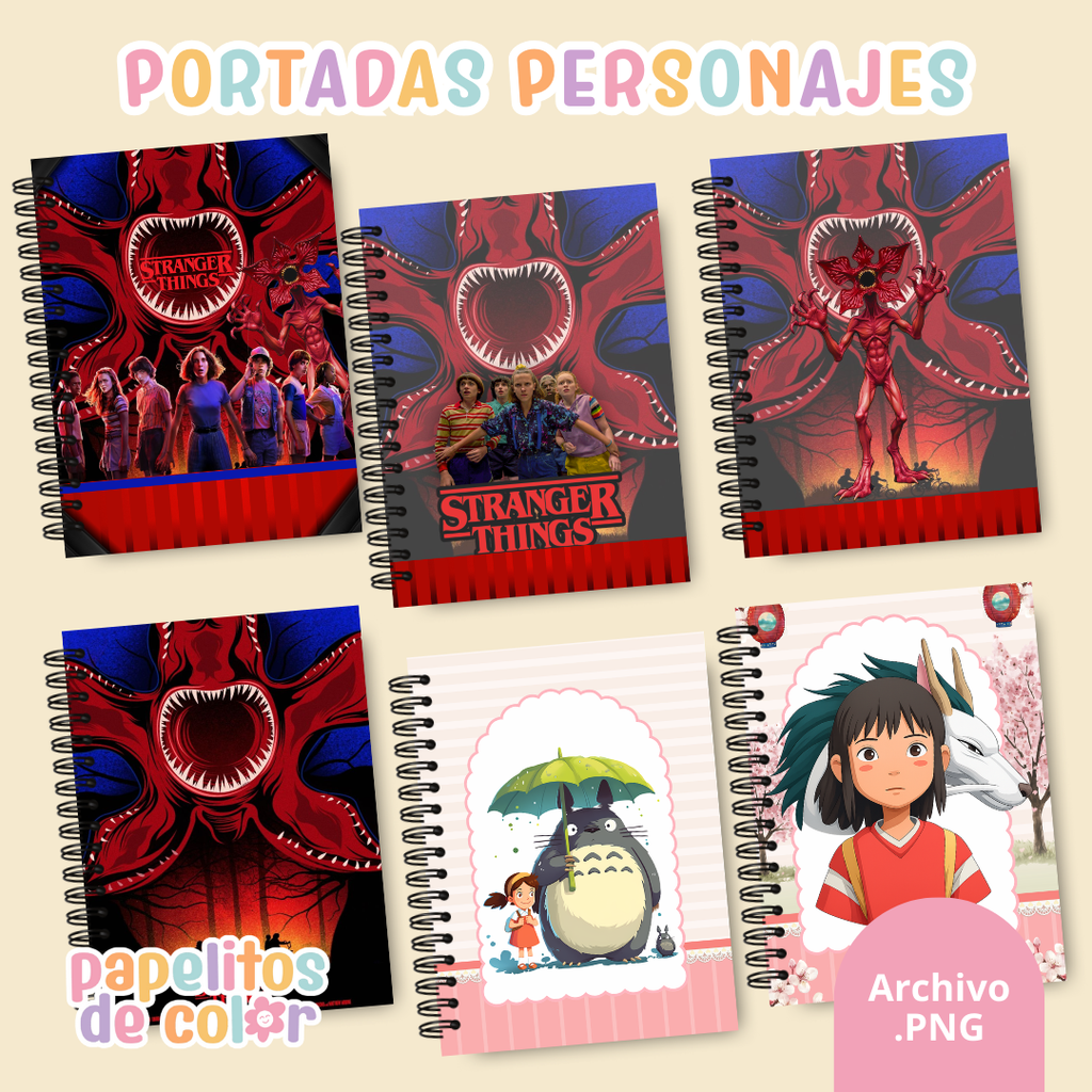 📚✨ Combo Portadas Personajes – Vol. 11 🎮✨