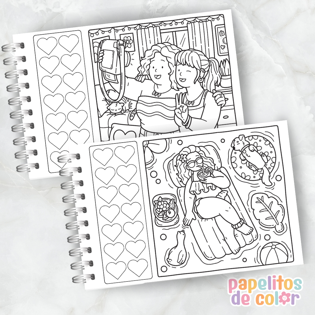 📚Libro para Pintar - Curvy Cuties  ✨