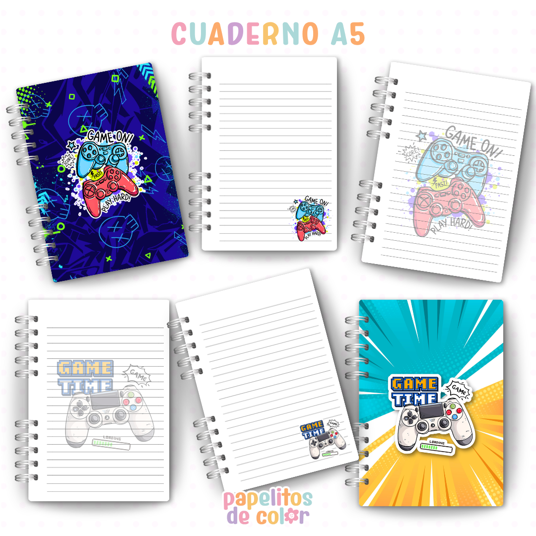 🎮📓 Cuadernos y Anotadores Gamer 📓🎮