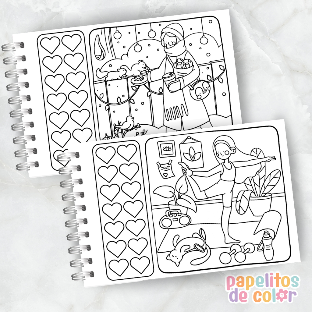 🎨 Libro para Pintar – Girl Life