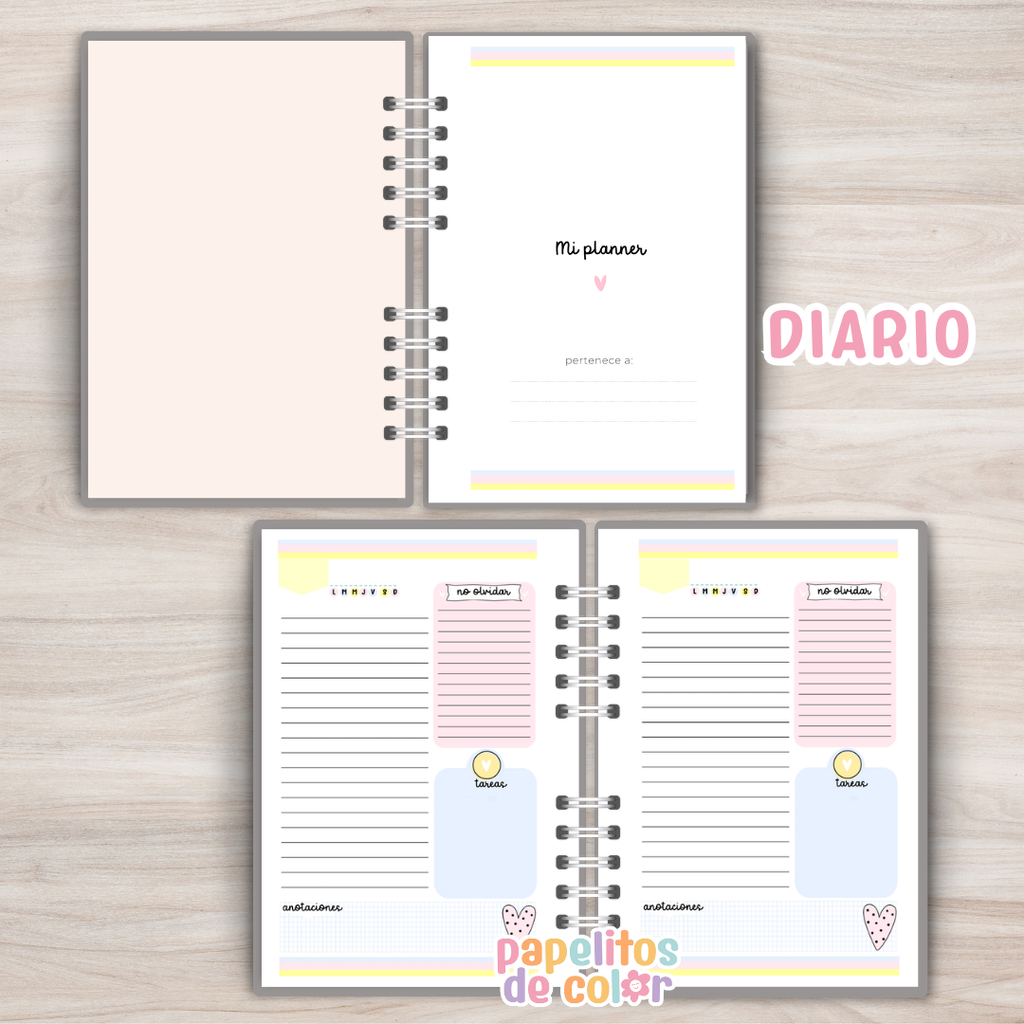🌸 Planner Pastel - Perpetuo  💖