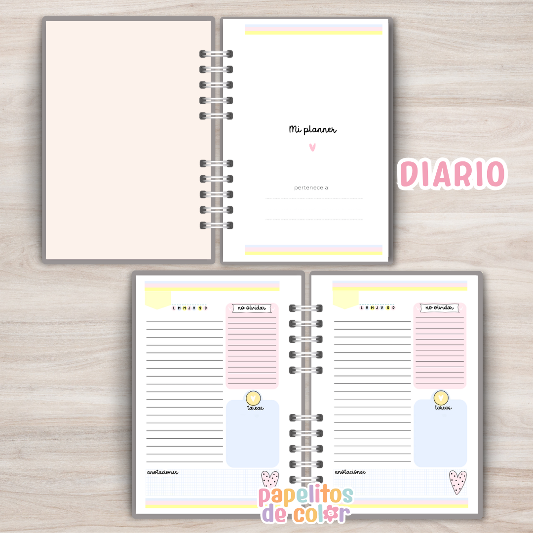 🌸 Planner Pastel - Perpetuo  💖