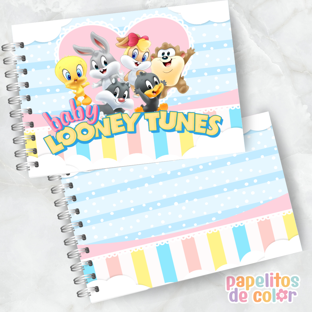 🐰 Libro para Pintar Baby Looney Tunes  🎨✨