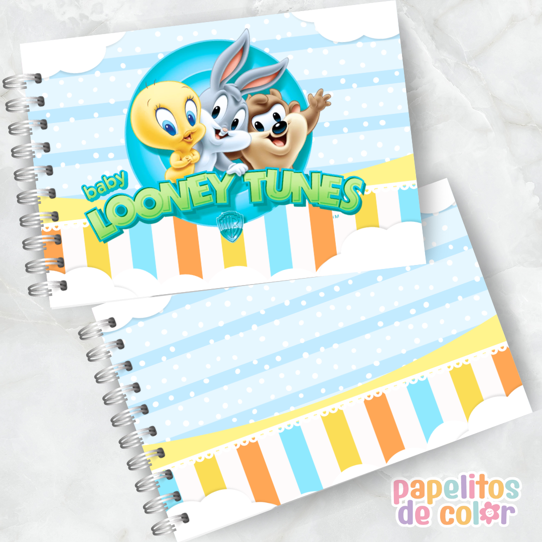 🐰 Libro para Pintar Baby Looney Tunes  🎨✨
