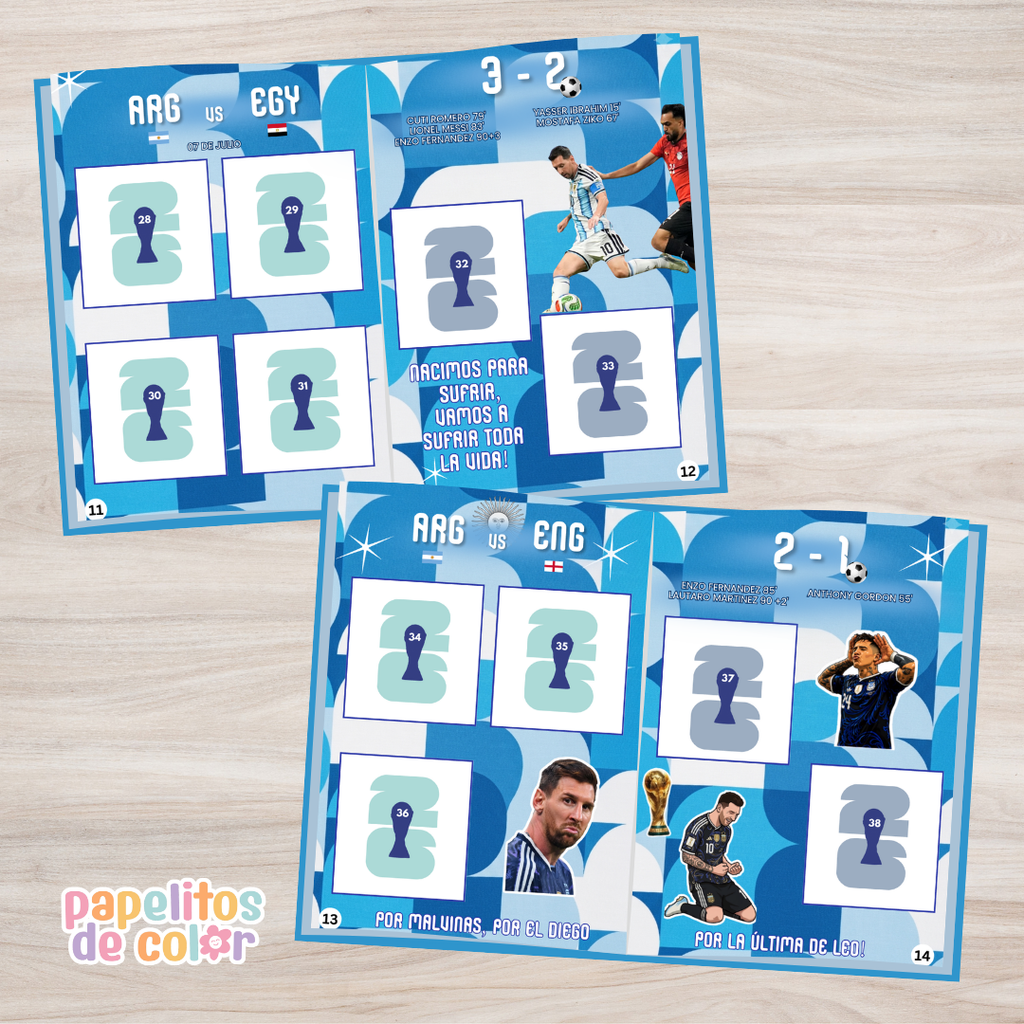 ⚽💙 Álbum de Figuritas El Último Tango 🏆🐐