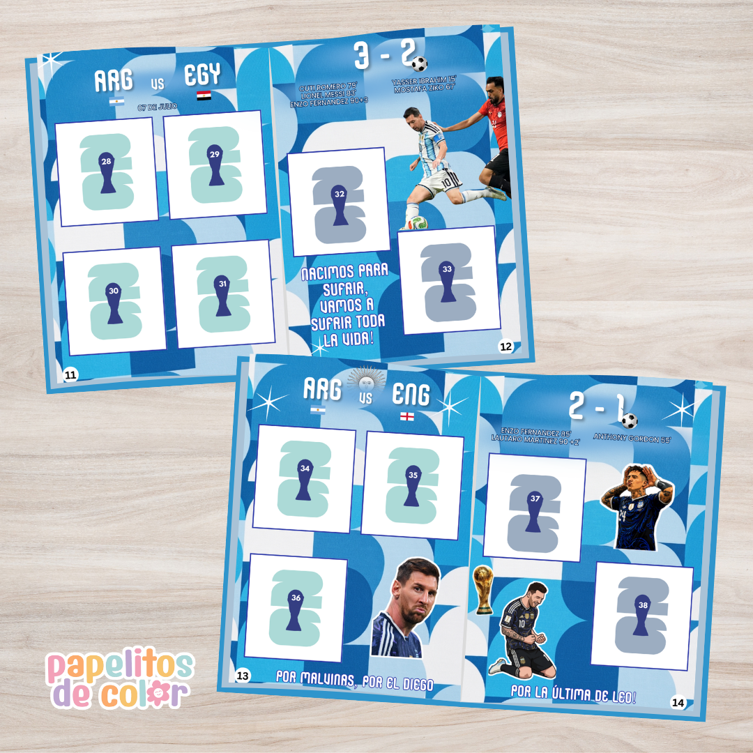 ⚽💙 Álbum de Figuritas El Último Tango 🏆🐐