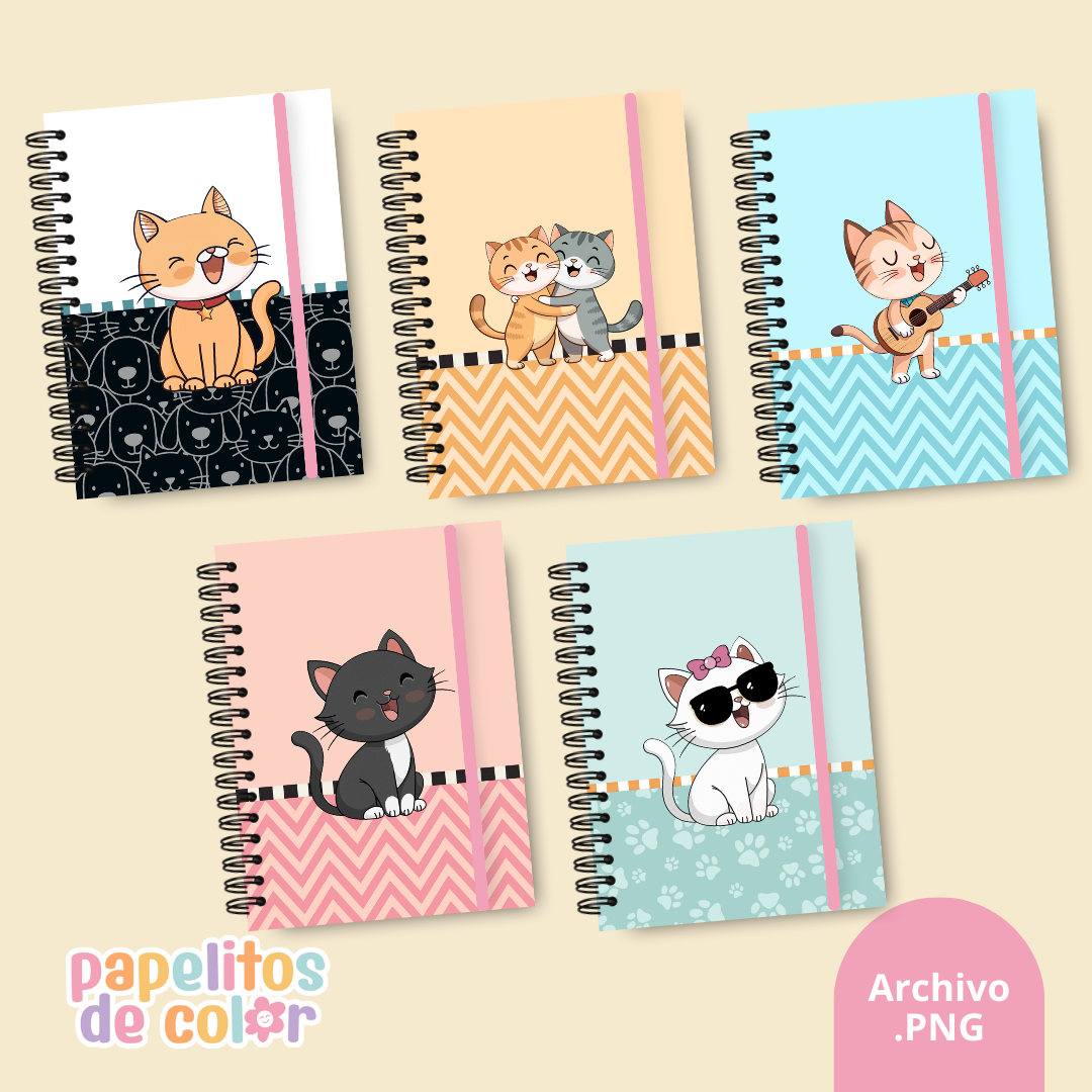 🐾 Pack de 30 Portadas - Kit 28🐶🐱