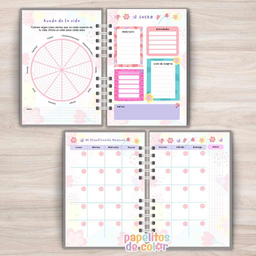 ✨Agenda Planner Floral 2027 🌸