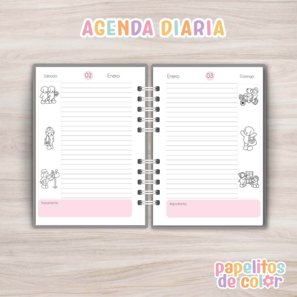 ✨Agenda Diaria Bobbie Goods 2027🐻