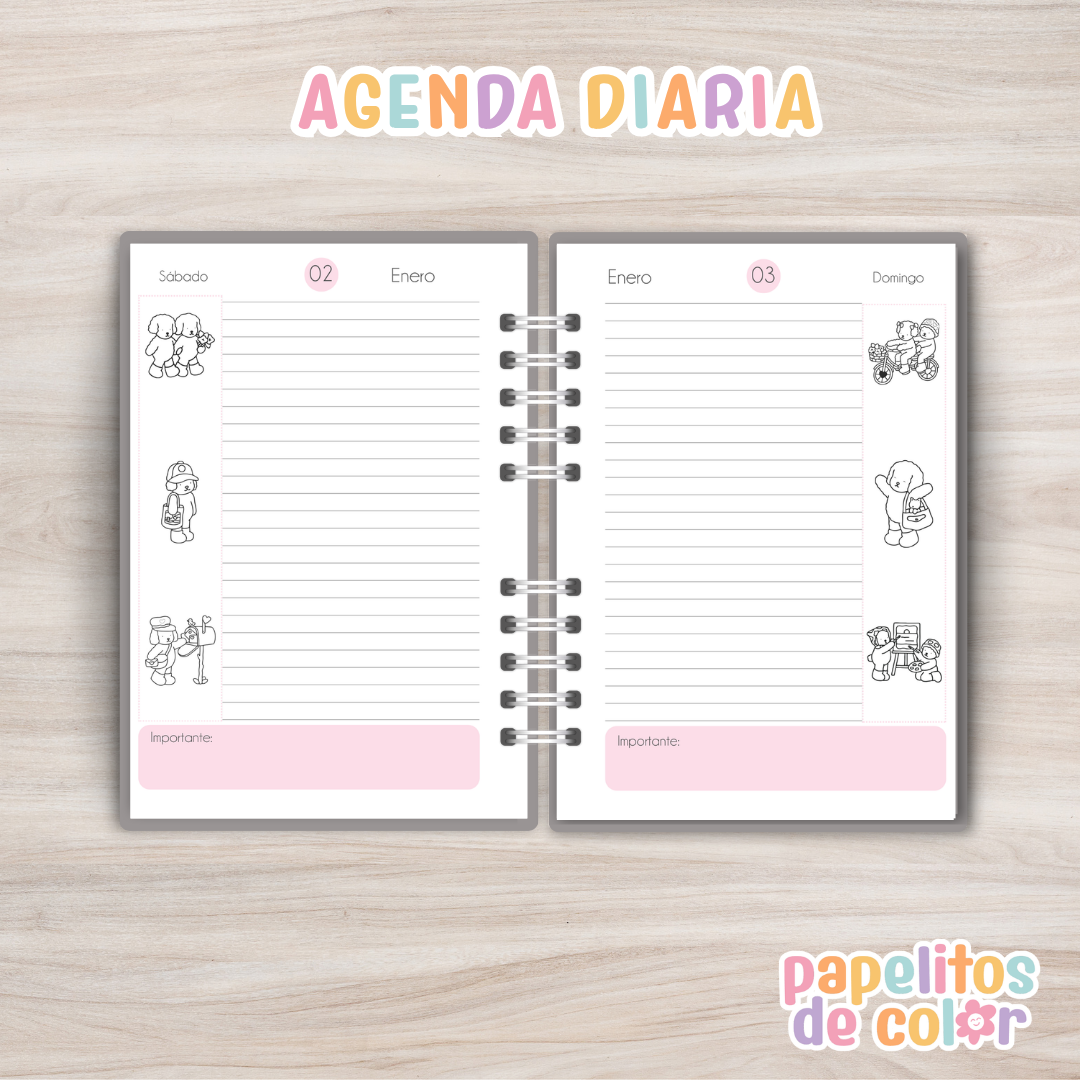 ✨Agenda Diaria Bobbie Goods 2027🐻