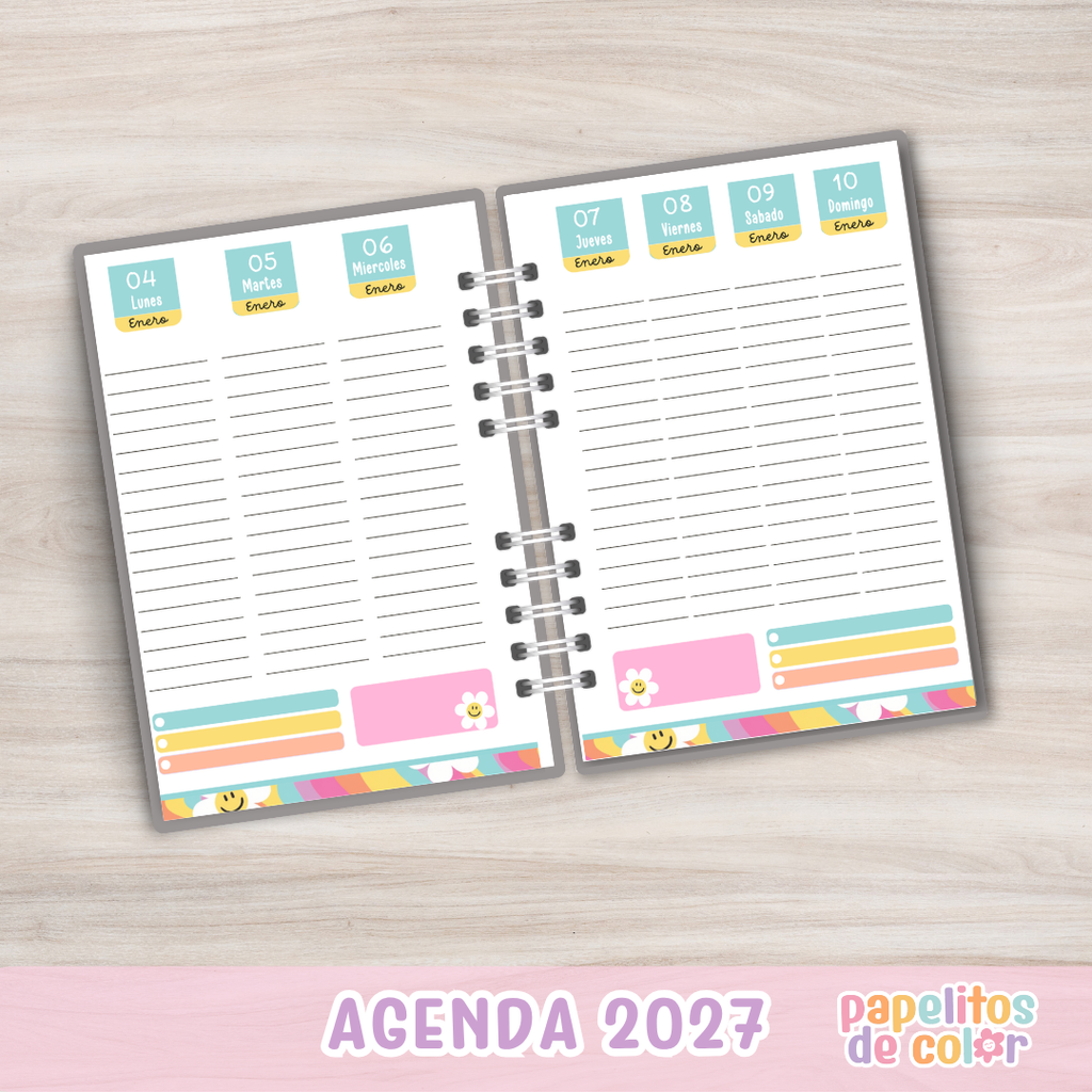 📅 Agenda Florezca - Semanal  2027✨