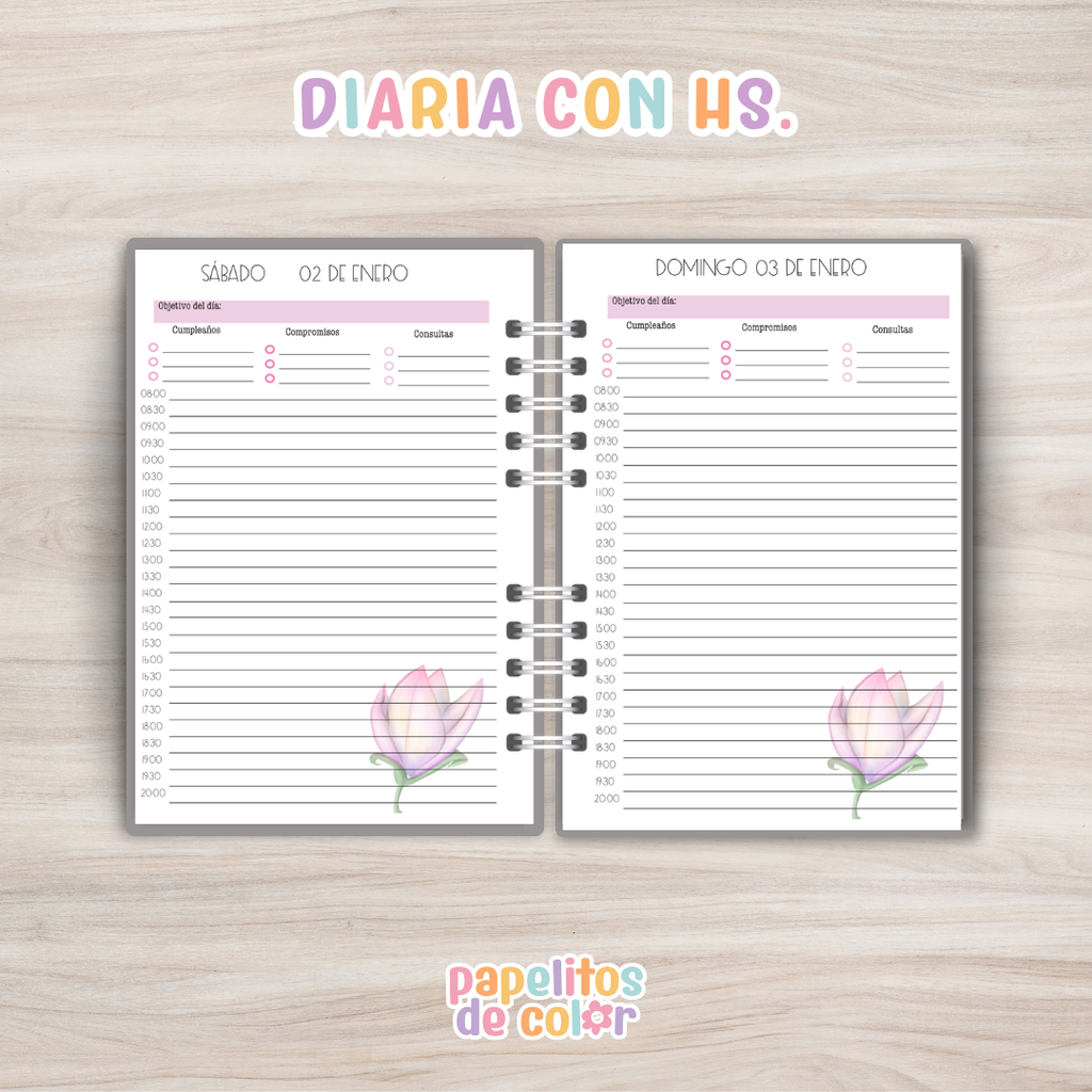 📖 Agenda Diaria Gimena 2027 💖