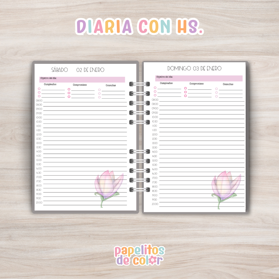 📖 Agenda Diaria Gimena 2027 💖