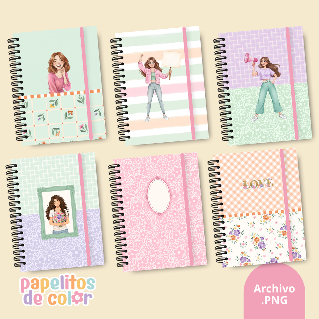 🌷 Pack de 28 Portadas - Kit 25✨