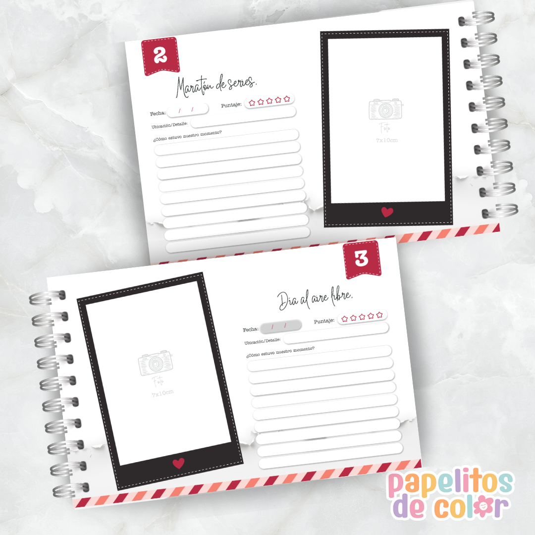 💞 Cuaderno 100 Momentos con Vos  📖