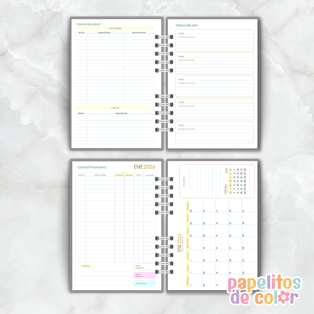 Agenda Diaria - Comforta 2026  ✨