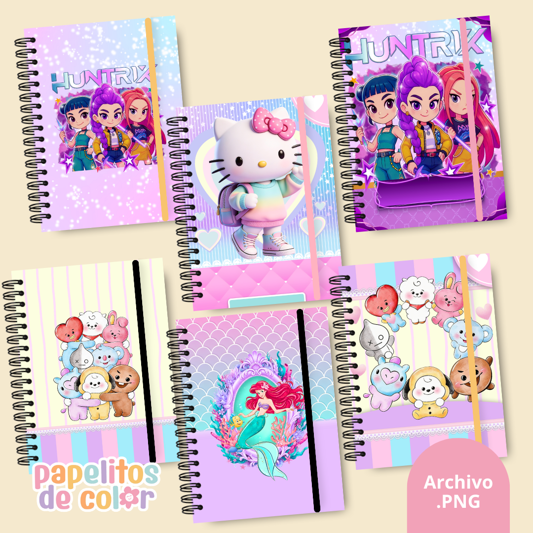 📚✨ Combo Portadas Personajes – Vol. 2 🎨💖