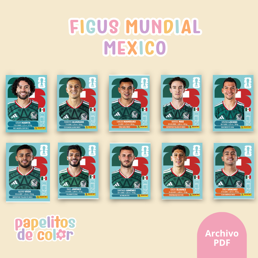 🌍 Figuritas Oficiales Mundial 2026 ⚽✨