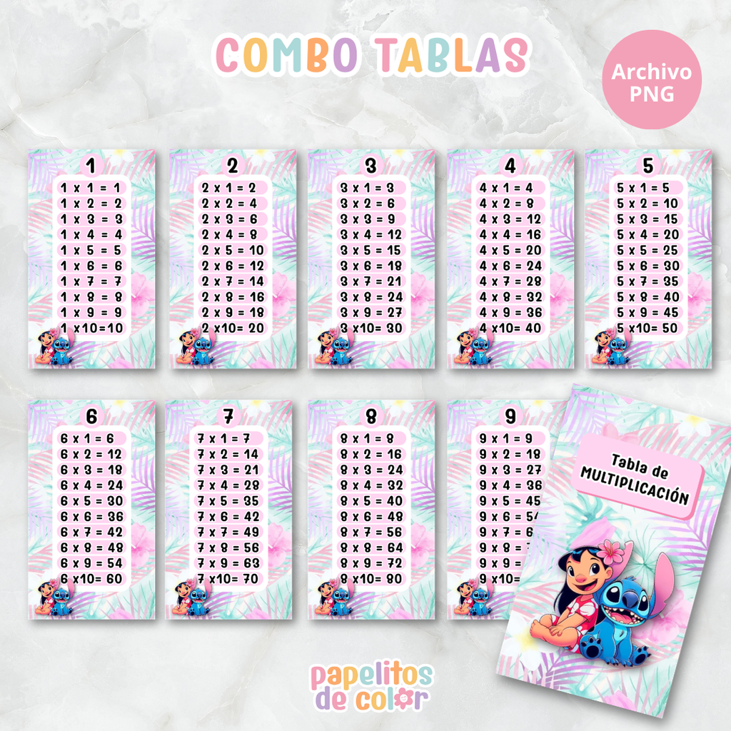 📚✨ Tablas para Multiplicar – Vol. 3✨📚