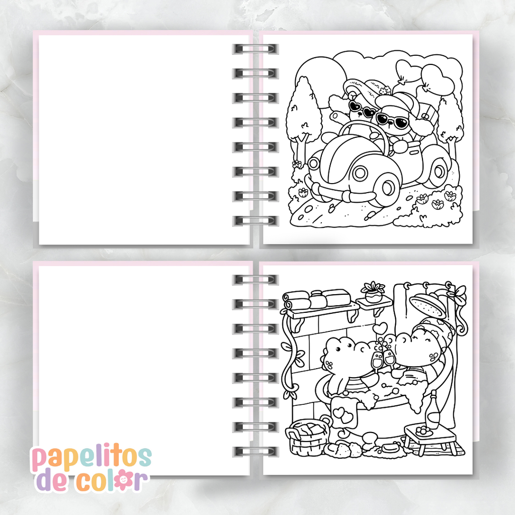 💕Love Is In The Air – Libro para Pintar💕