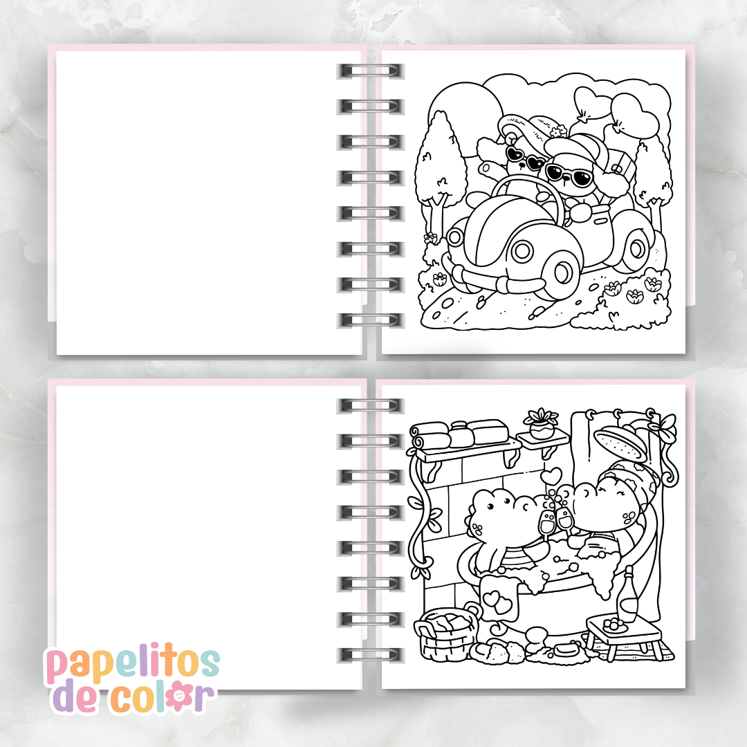 💕Love Is In The Air – Libro para Pintar💕