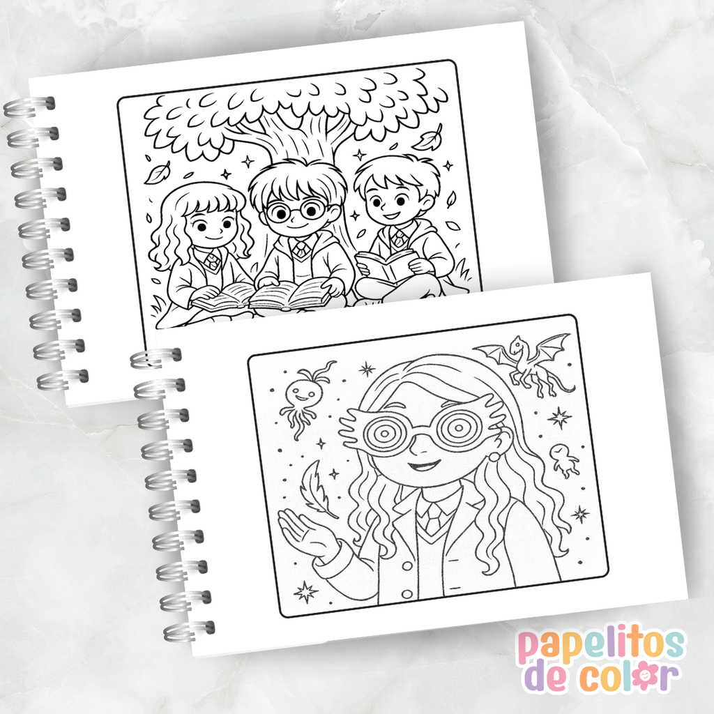 ⚡✨ Libro para pintar Harry Potter Vol. 2 ✨⚡