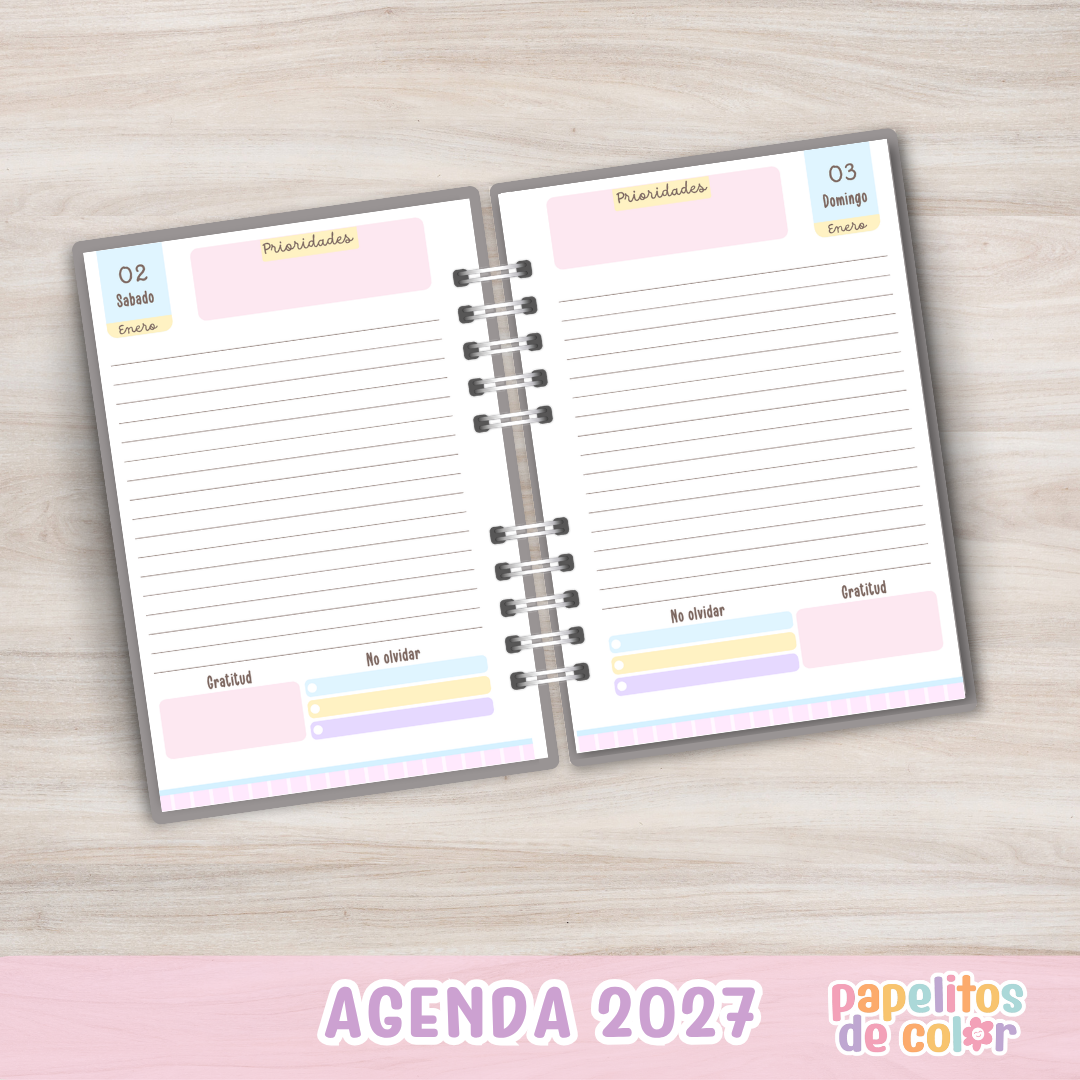 📅 Agenda 2027 - Límite ✨