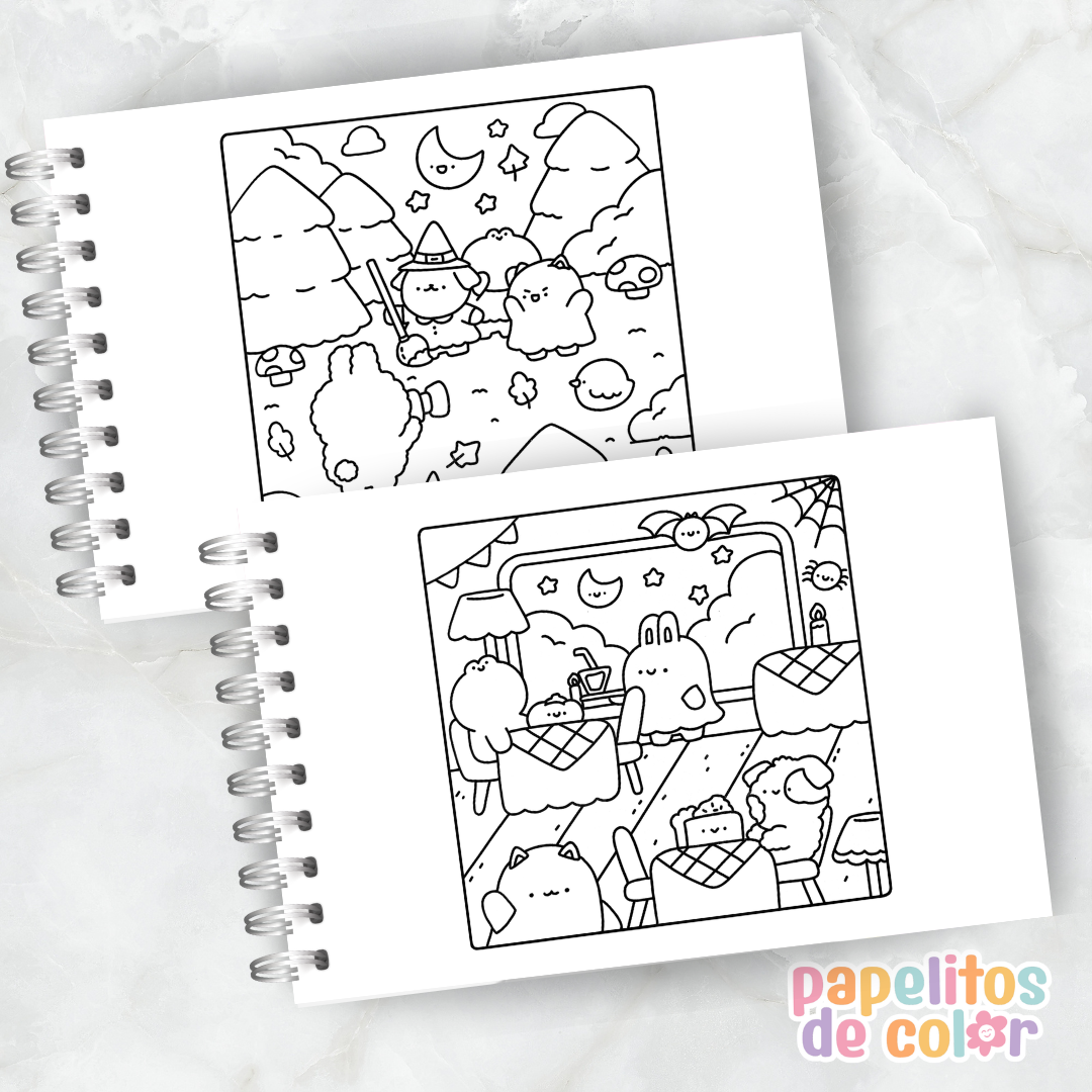 👻🎨 Libro para Pintar Spooky ✨