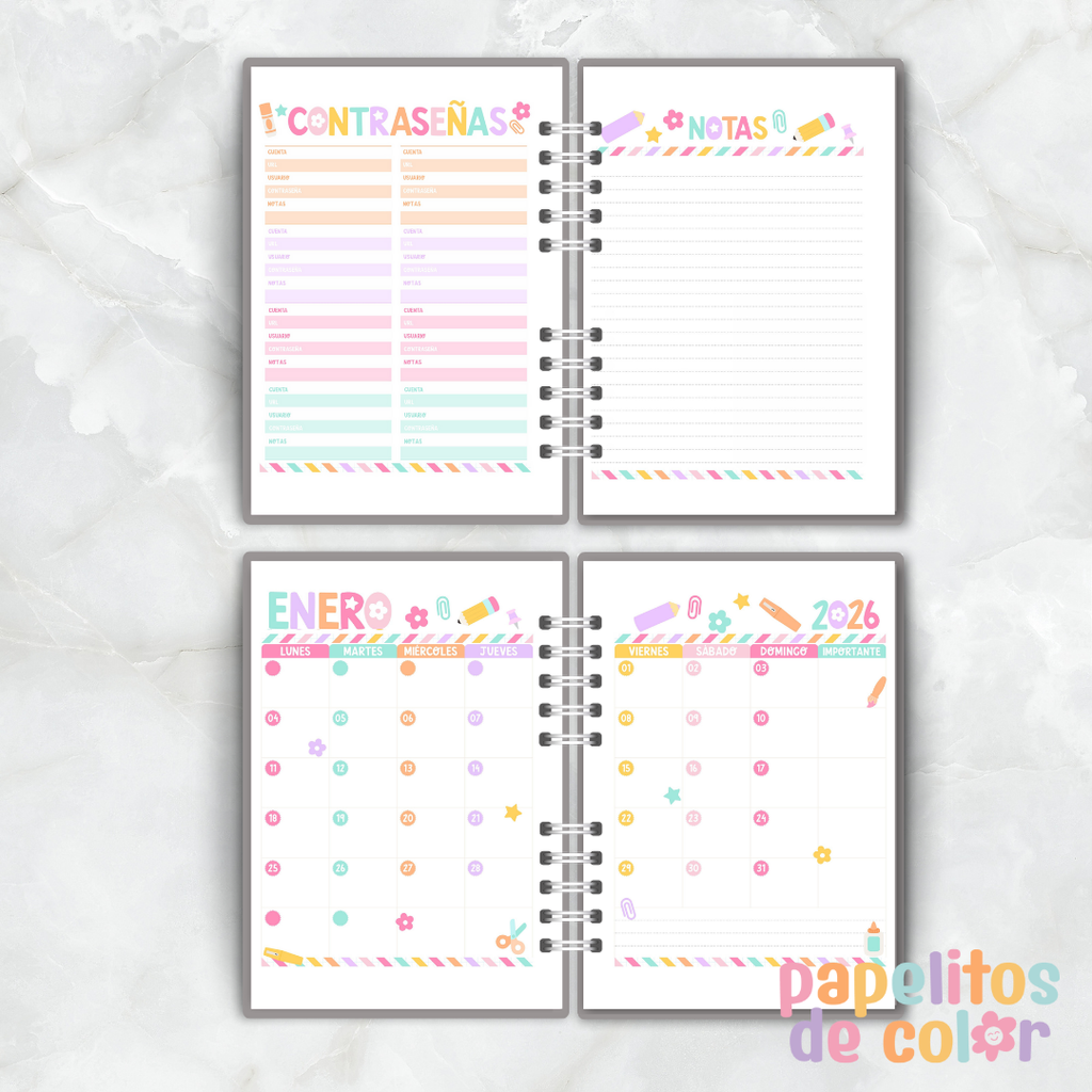 Agenda Wonderfull 2026  🌟✨