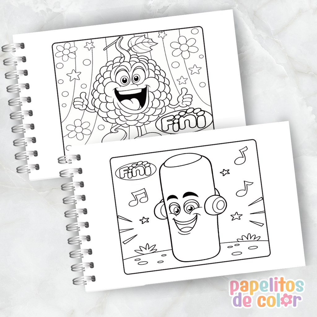 🍬 Libro para pintar Fini 🍬