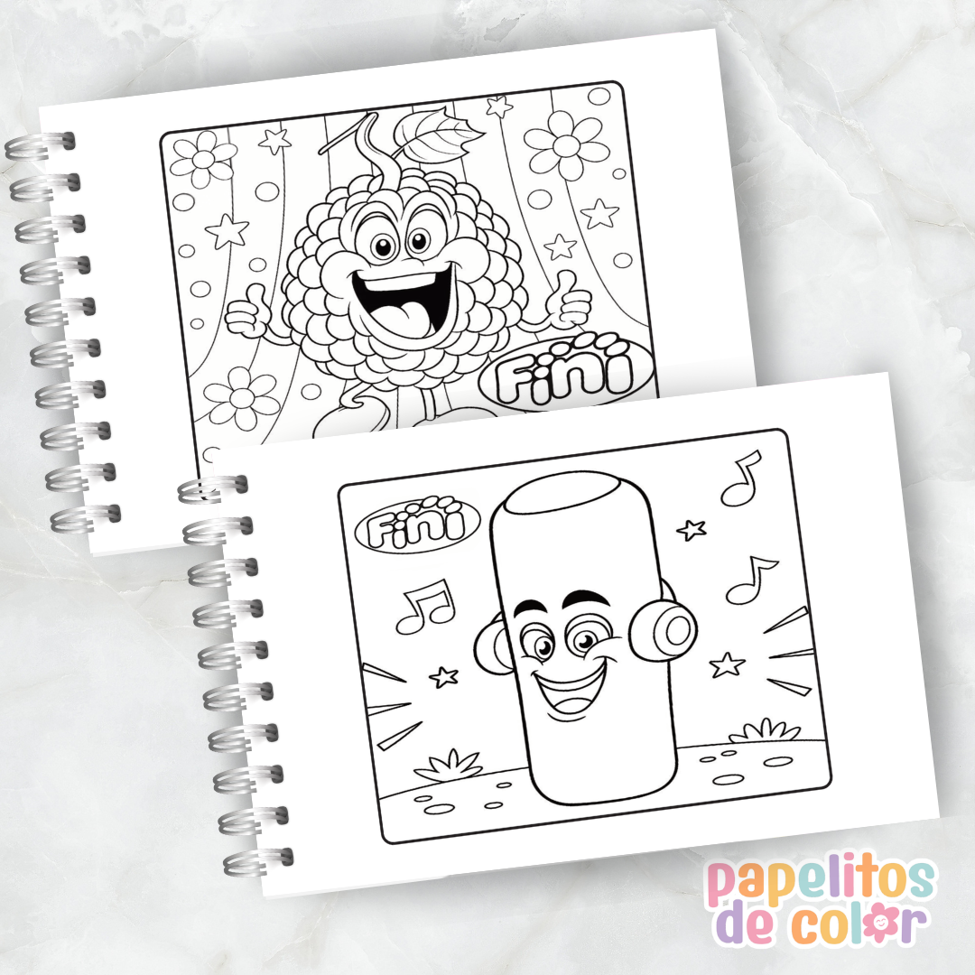 🍬 Libro para pintar Fini 🍬