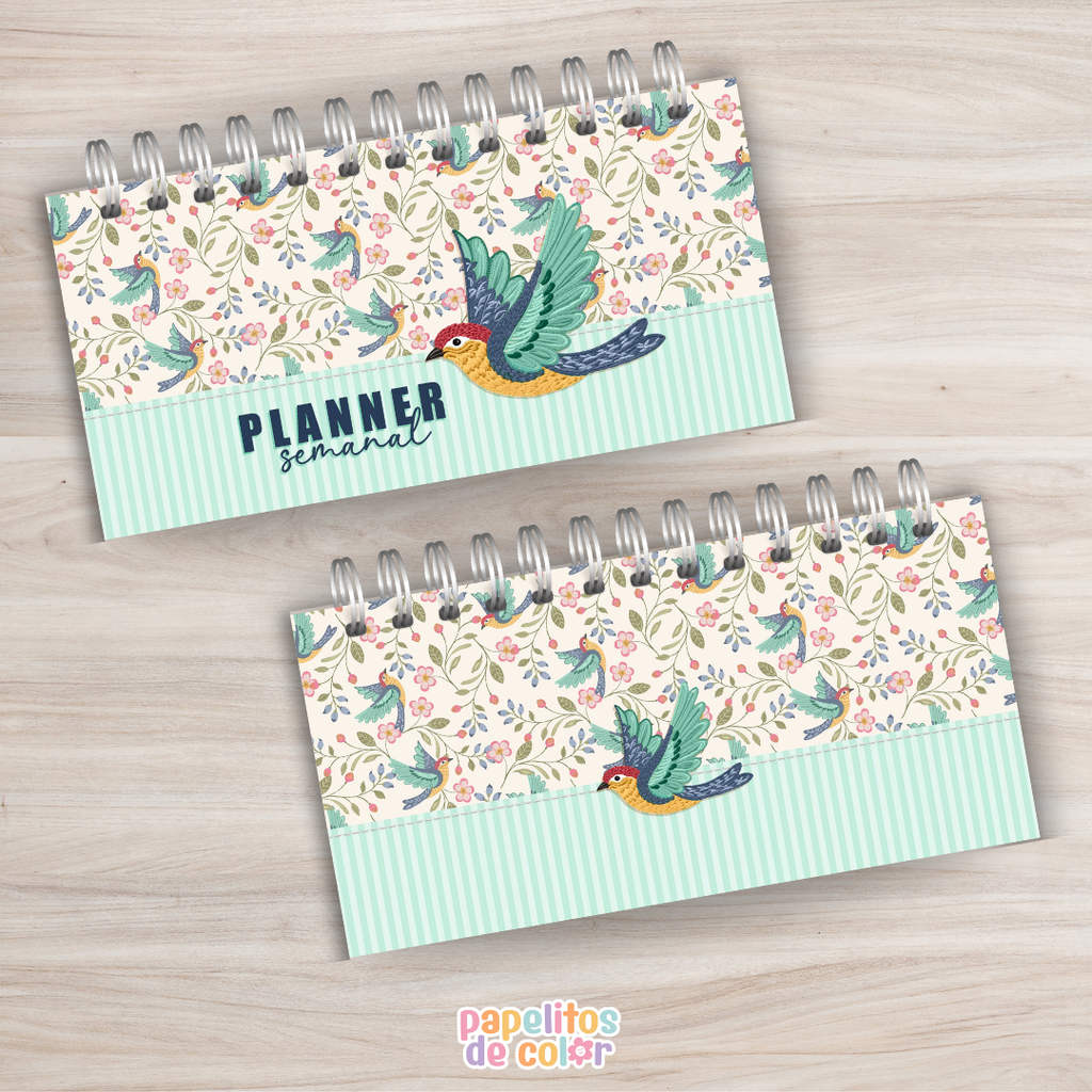 🕰️🌿 Planner Semanal Vintage🌿🕰️