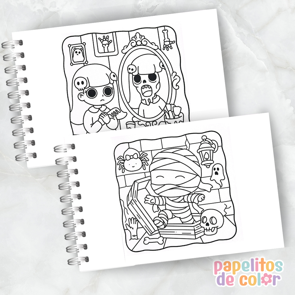 👻🖍️ Libro para Pintar Spooky Boo✨