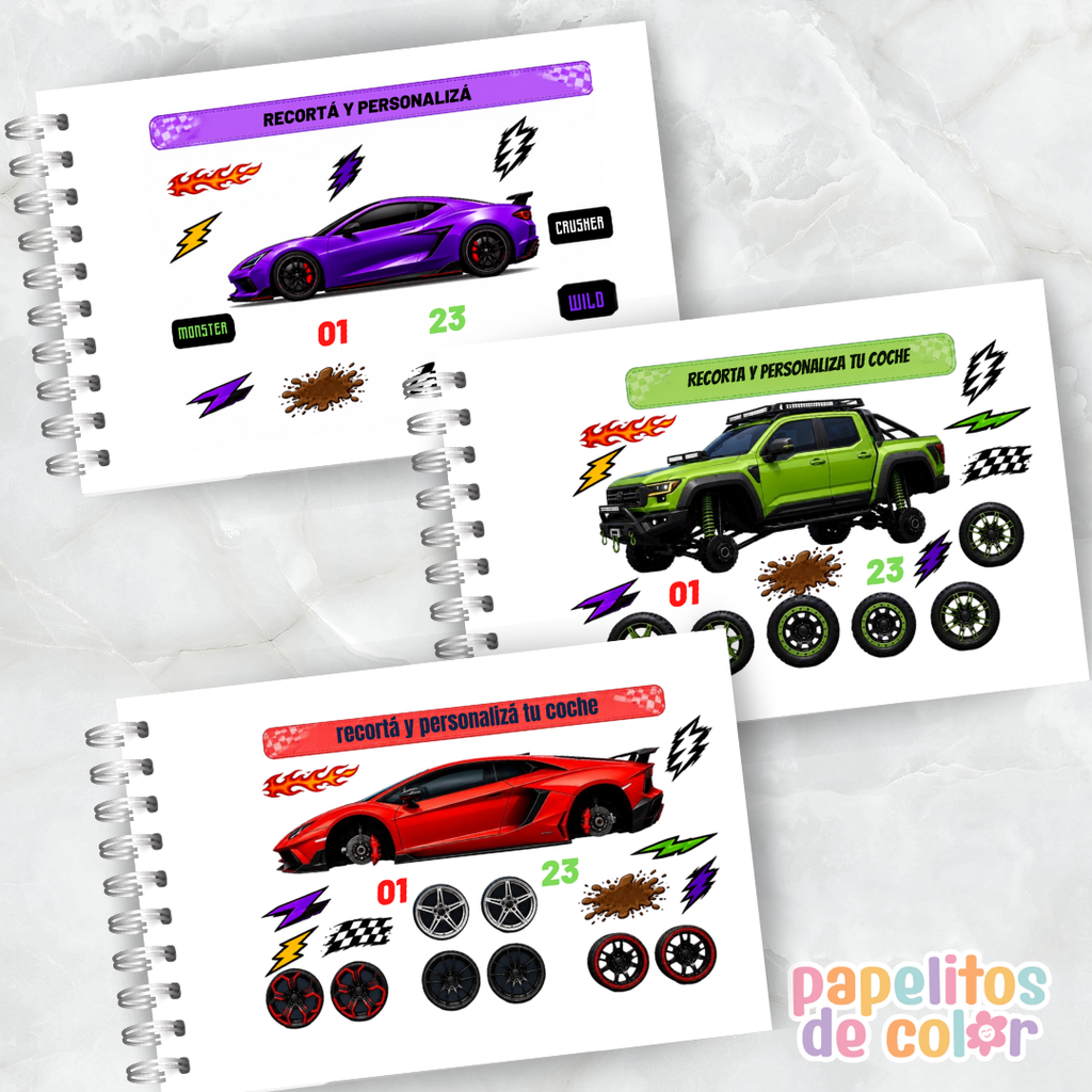 🚗🏁 ¡Paper Dolls Coches! 🔧✨